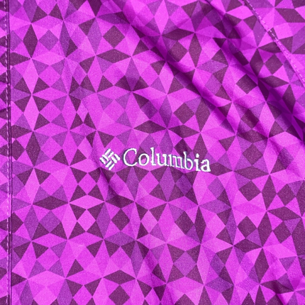 Columbia Purple Geometric Jacket